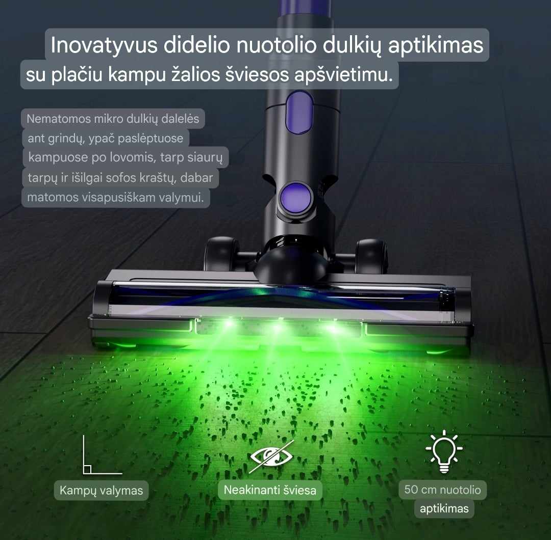 Dulkių siurblys – šluota Onson V07