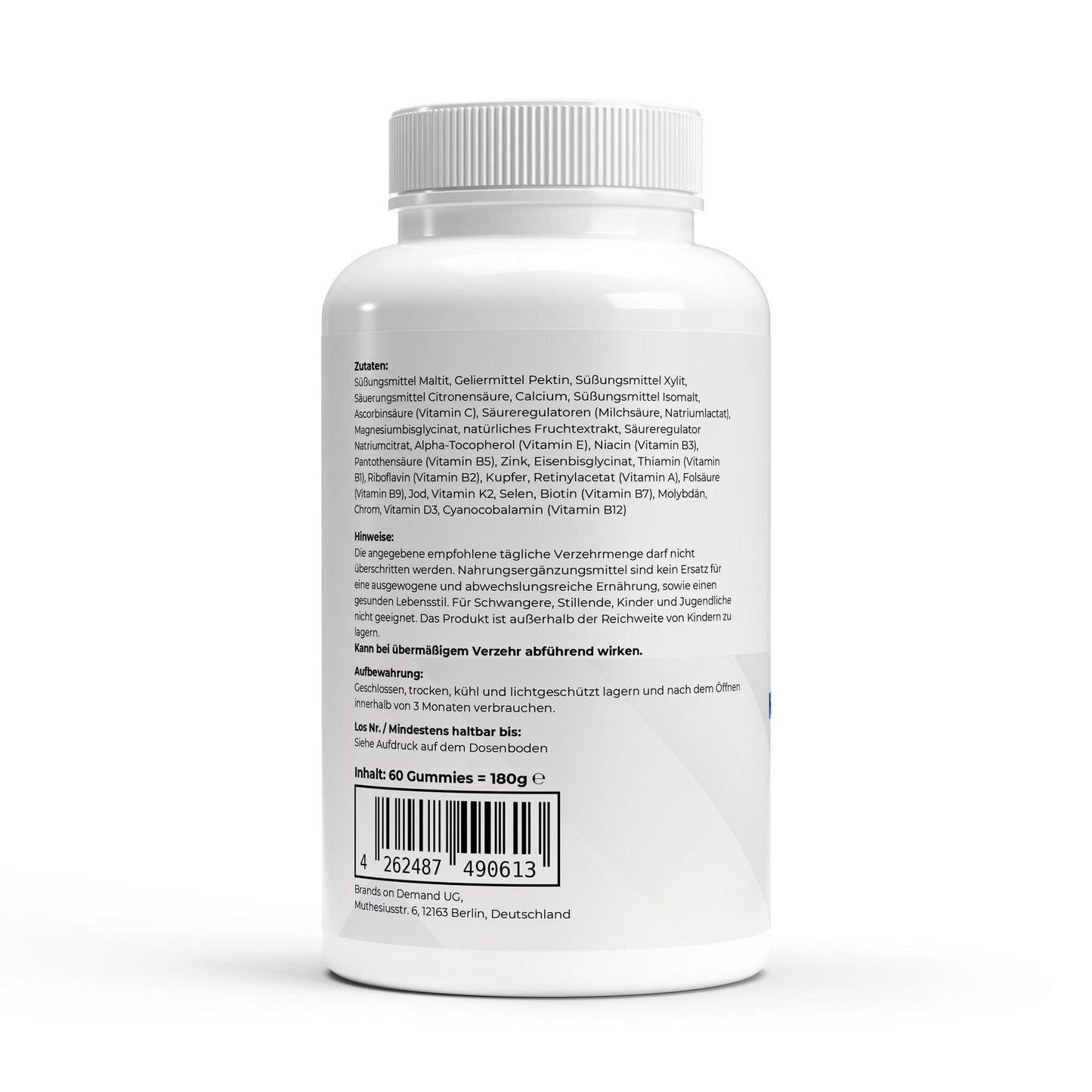 Premium multivitaminų ir mineralų guminukai – 60 vnt.