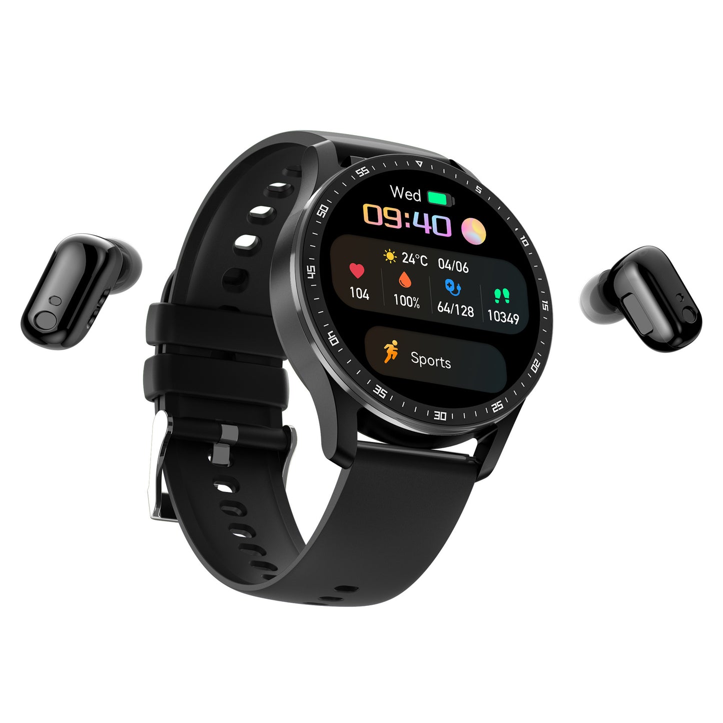 X7 Smart watch for sports with headphones